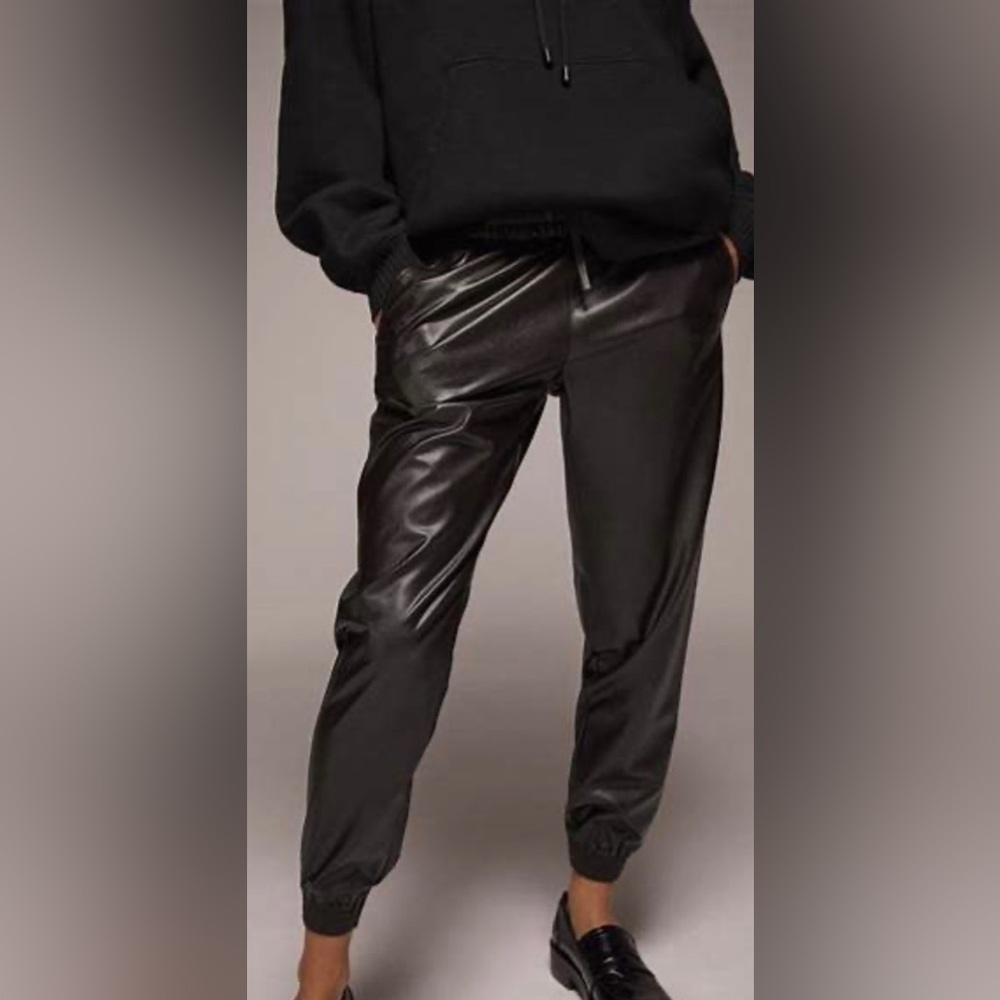 Zara Pleather Jogger